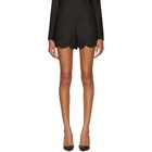 Valentino Black Crepe Rockstud Shorts