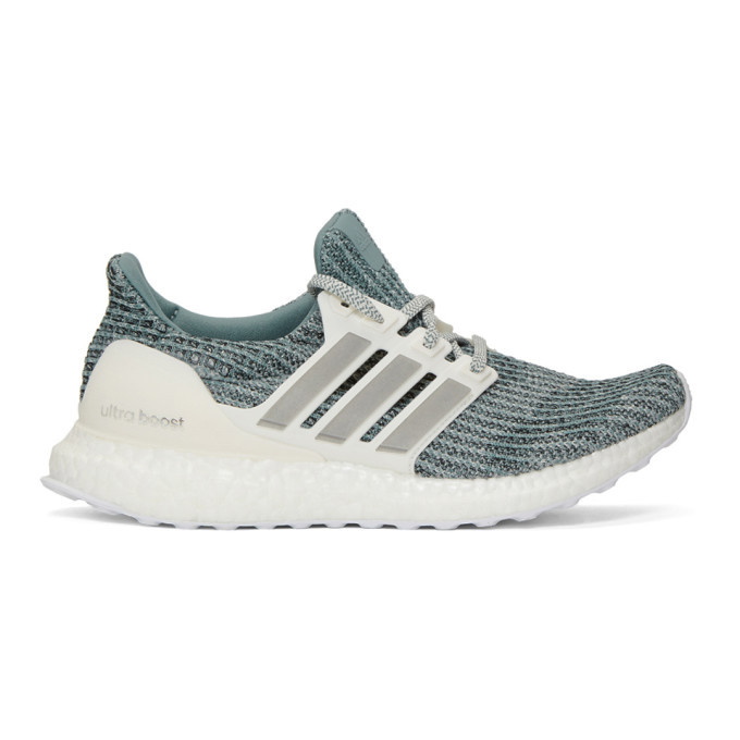 Photo: adidas Originals Green and White Parley Ultraboost Sneakers