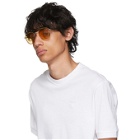 VIU Tan and Silver Closed Edition The Idealiste Sunglasses