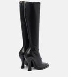 Etro Studded leather knee-high boots