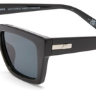 Le Specs Nocturnal Habit Sunglasses in Black/Smoke Mono 