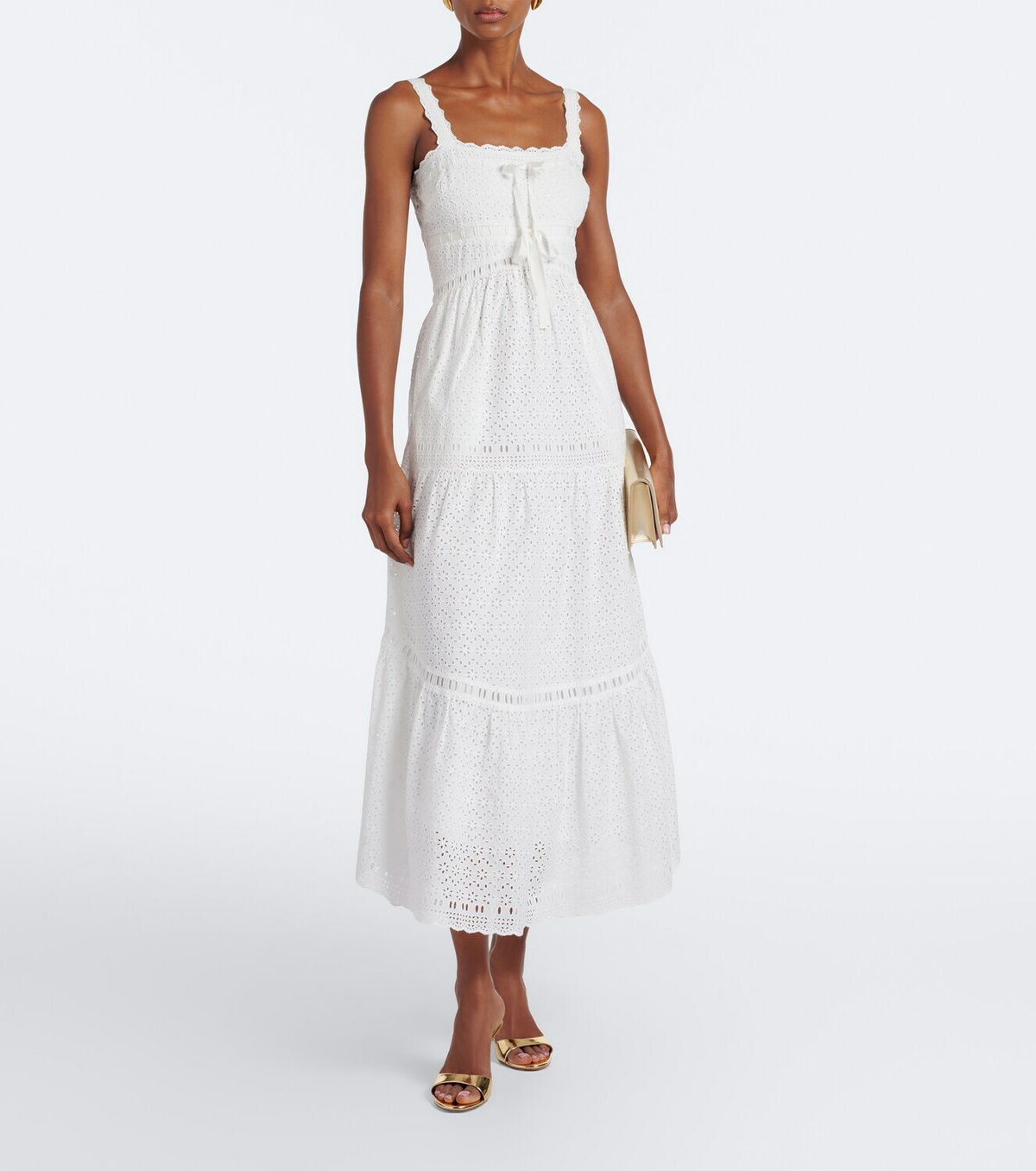 Ulla Johnson Constance broderie anglaise midi dress