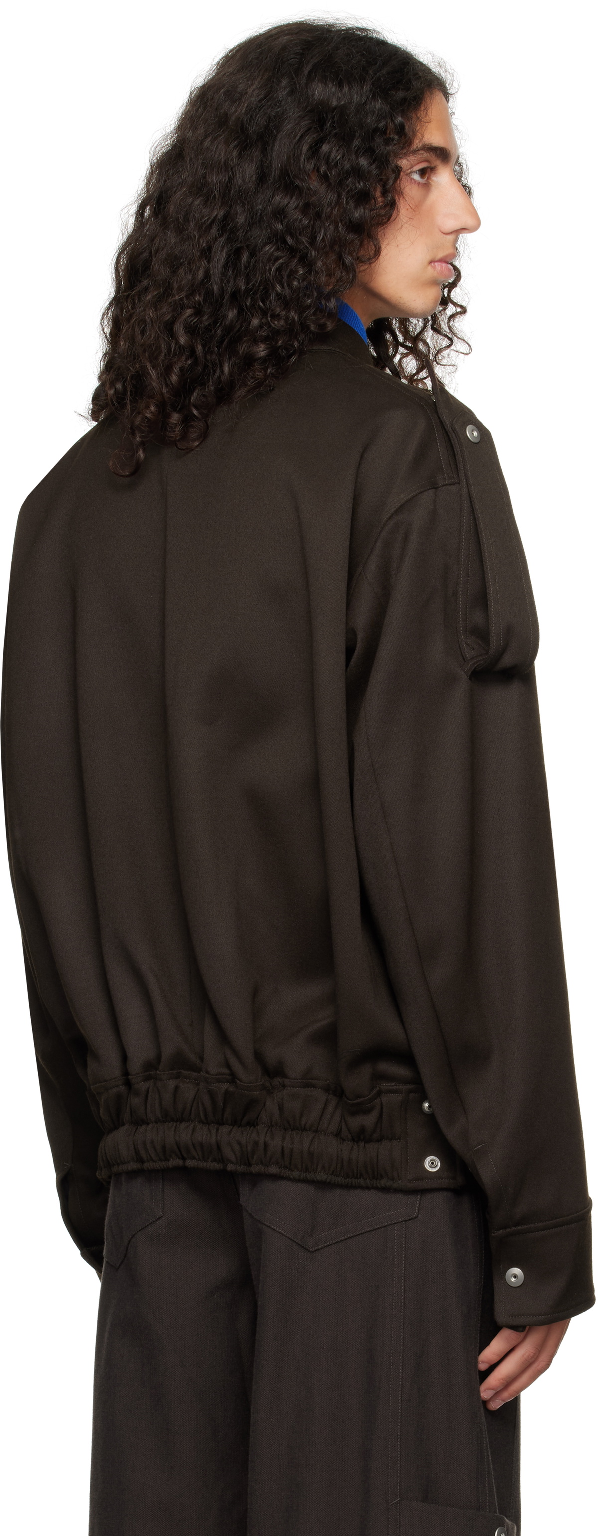 Omar Afridi Brown Battle Dress Jacket Omar Afridi