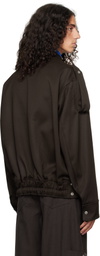 Omar Afridi Brown Battle Dress Jacket