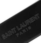 SAINT LAURENT - Logo-Engraved Gunmetal-Tone Money Clip - Black