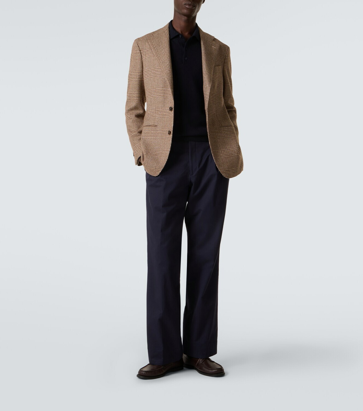 Saman Amel Allen wool polo sweater