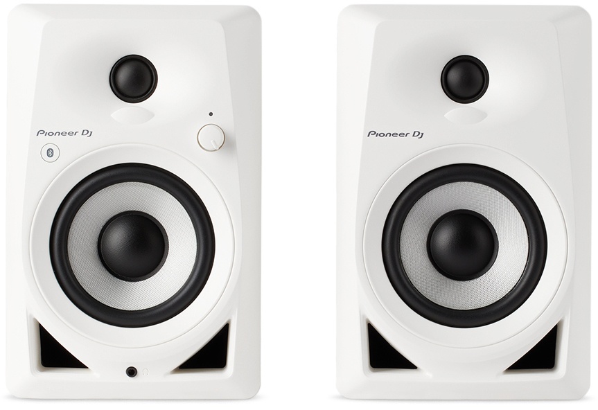 Photo: Pioneer White DM-40 Desktop Monitor Speakers