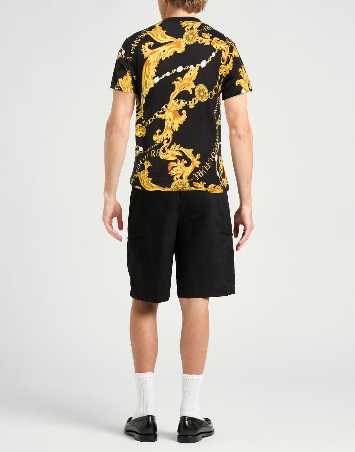 Versace Jeans Couture Mens T-shirt in Black