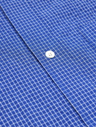 RÓHE - Checked Cotton-Seersucker Shirt - Blue