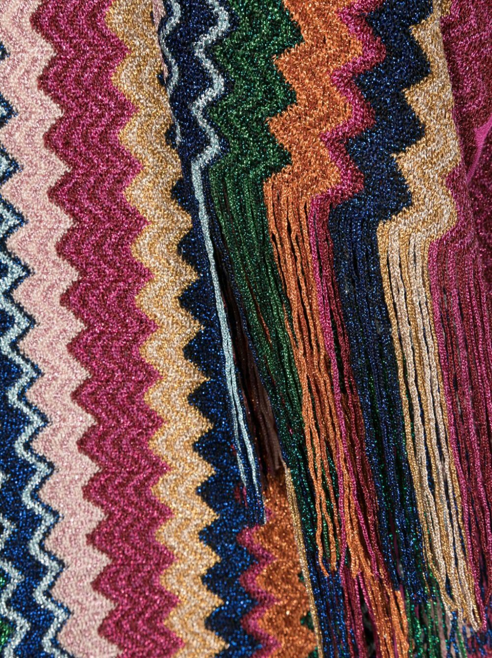 Bikini asimétrico en zigzag en rosa - Missoni