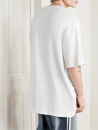 Acne Studios - Enrik Oversized Printed Cotton-Jersey T-Shirt - White
