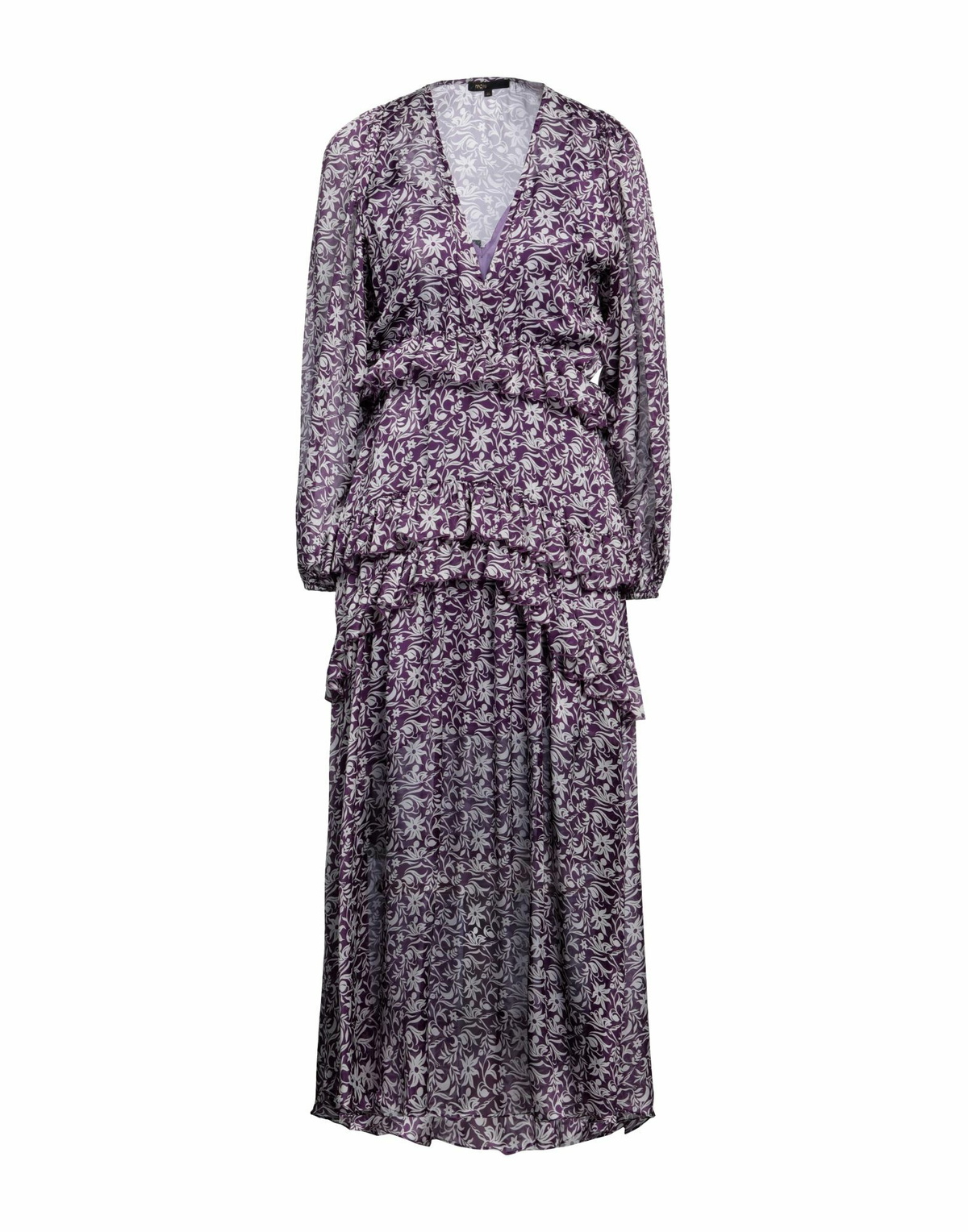 Maje Womens Midi dress Dark in Purple