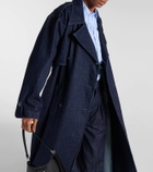 The Frankie Shop Nikola denim trench coat