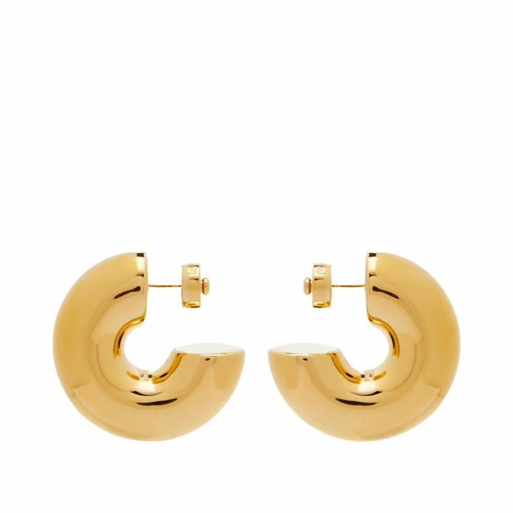 Photo: JW Anderson Women's Bumper Hoop Earrings in Gold