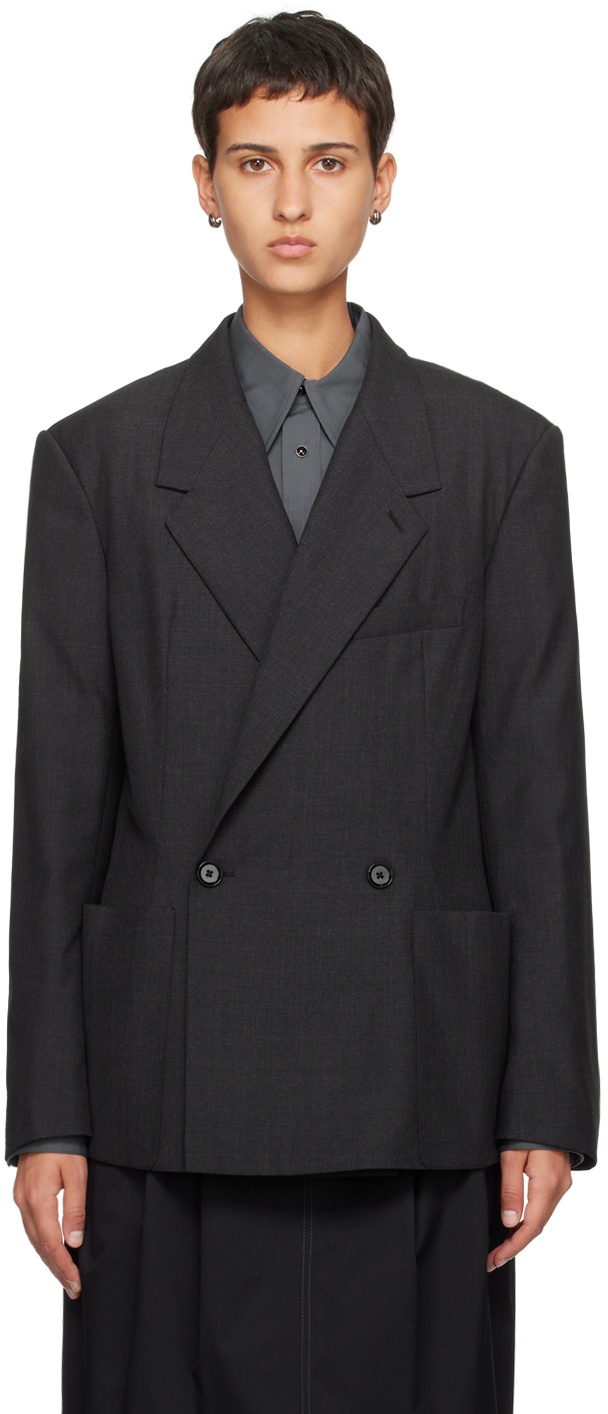 Photo: LEMAIRE Gray Soft Tailored Blazer