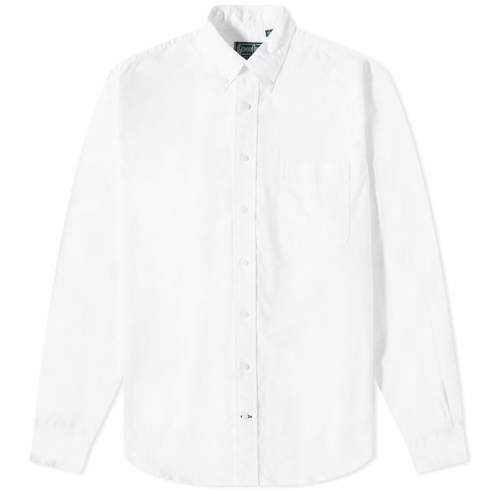 Gitman Vintage Men's Button Down Oxford Shirt in White Gitman Vintage