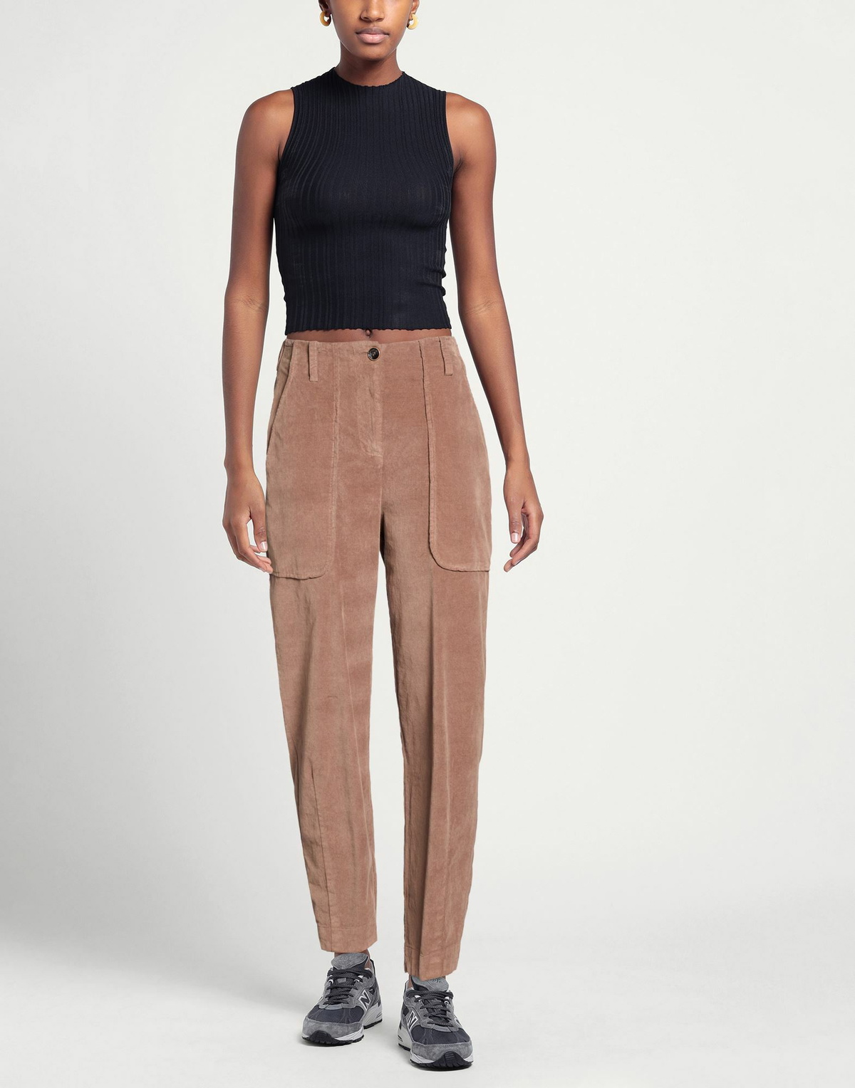 Alessia Santi Womens Pants in Light brown