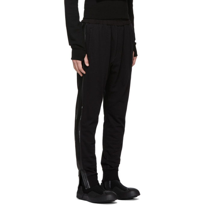 Julius Black Side-Zip Lounge Pants Julius