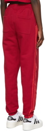 adidas x IVY PARK Red Cotton Lounge Pants