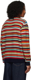The Elder Statesman Multicolor Vista Stripe Sweater