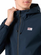 MC2 Saint Barth Man Hooded Lightweight Navy Blue Windbreaker