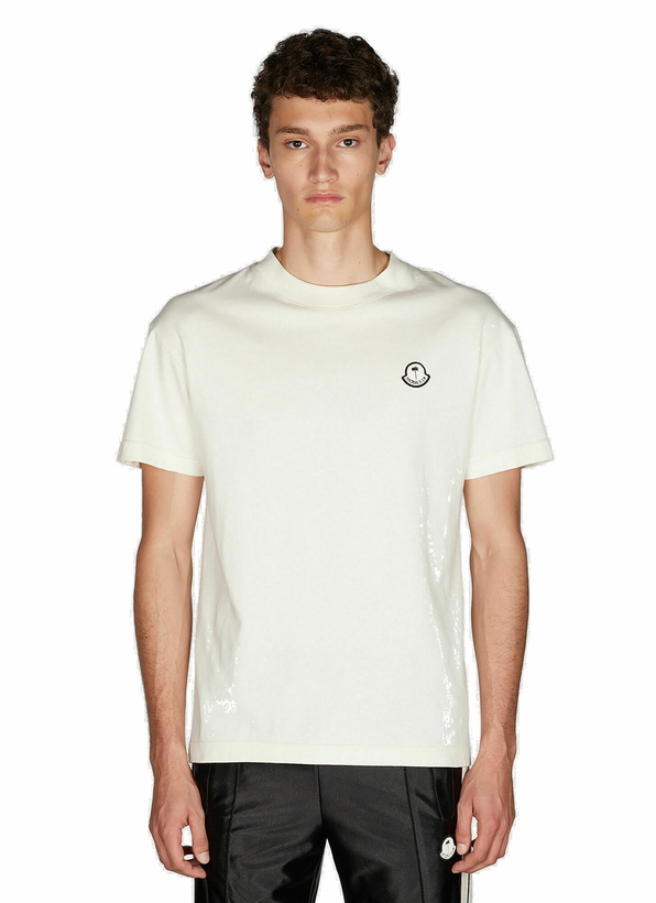 Photo: Logo Print T-Shirt in White