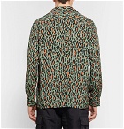 Wacko Maria - Camp-Collar Leopard-Print Cotton Shirt - Green
