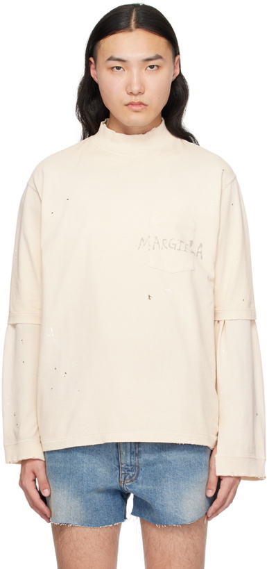 Photo: Maison Margiela Off-White Handwritten T-Shirt
