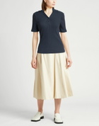 Peserico Womens Polo shirt in Midnight blue
