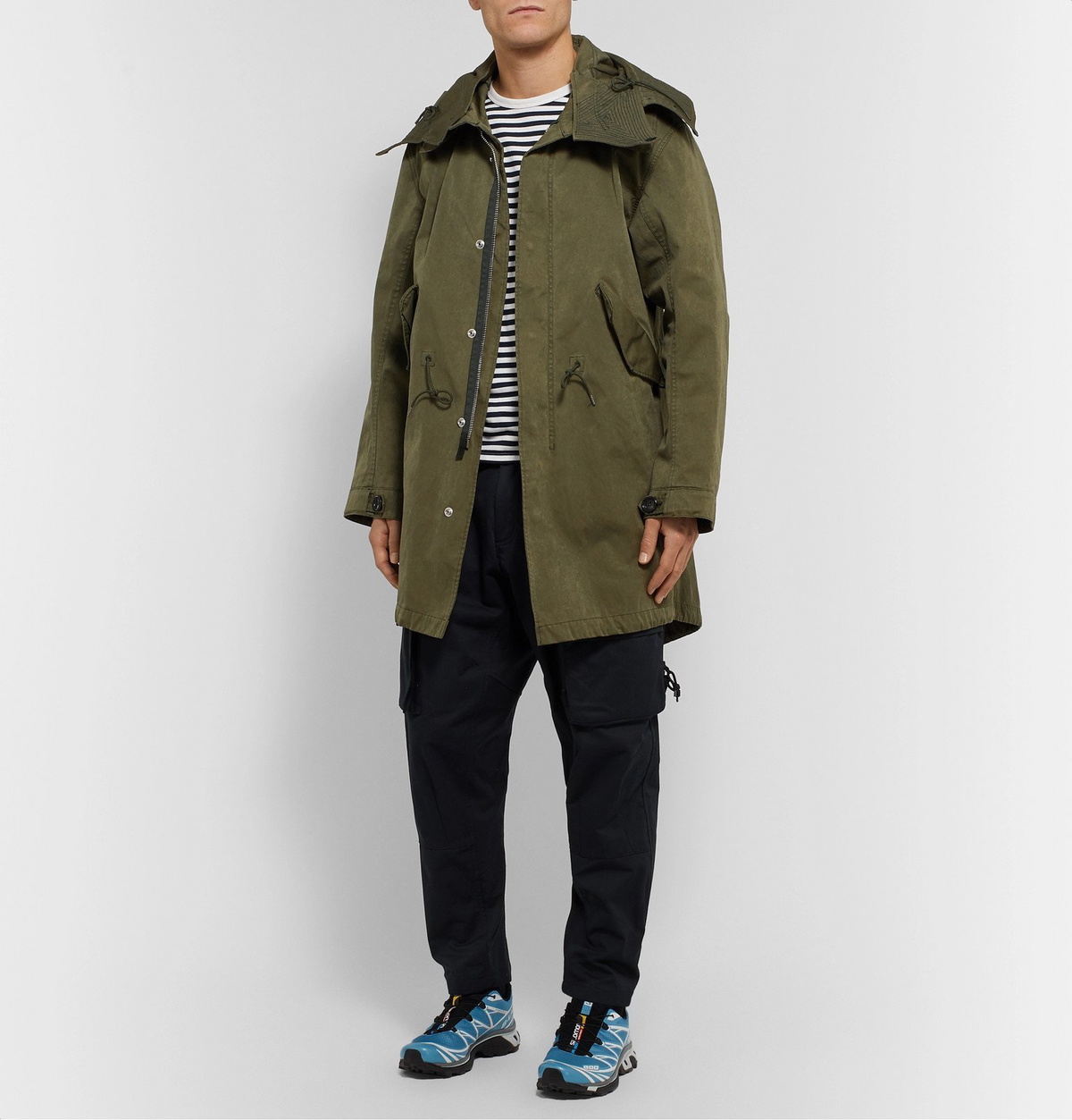 Green 2025 fishtail parka