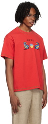 Bode Red Twin Parakeet T-Shirt