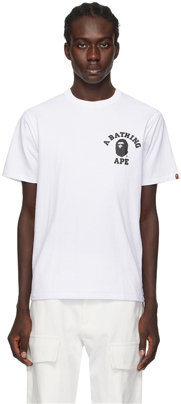Photo: BAPE White Mantra T-Shirt