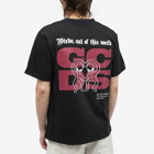 GCDS Men's Wirdo Friends T-Shirt in Black