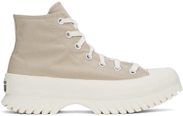 Photo: Converse Beige Chuck Taylor All Star Lugged 2.0 Seasonal Color Sneakers