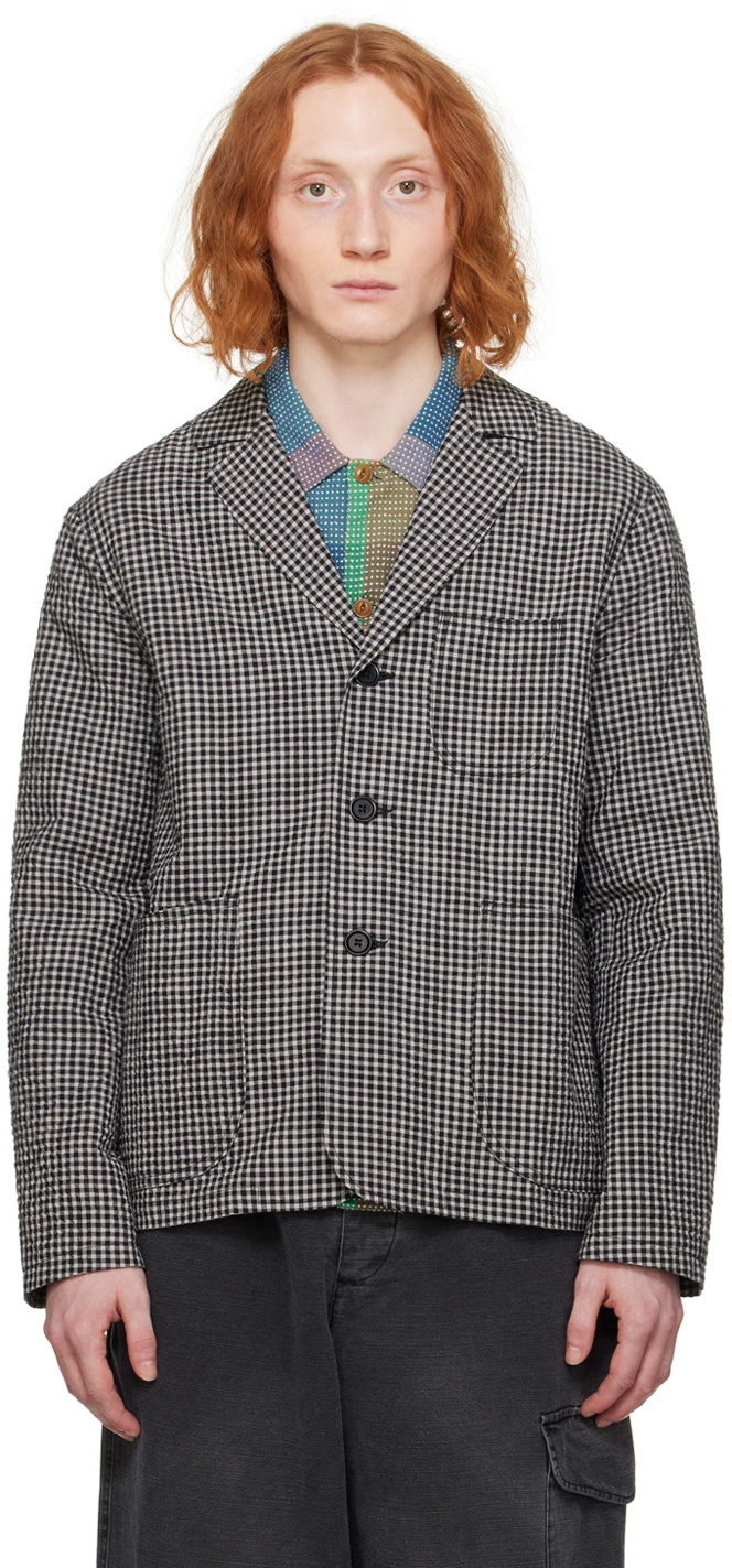 YMC Black & White Scuttlers Blazer