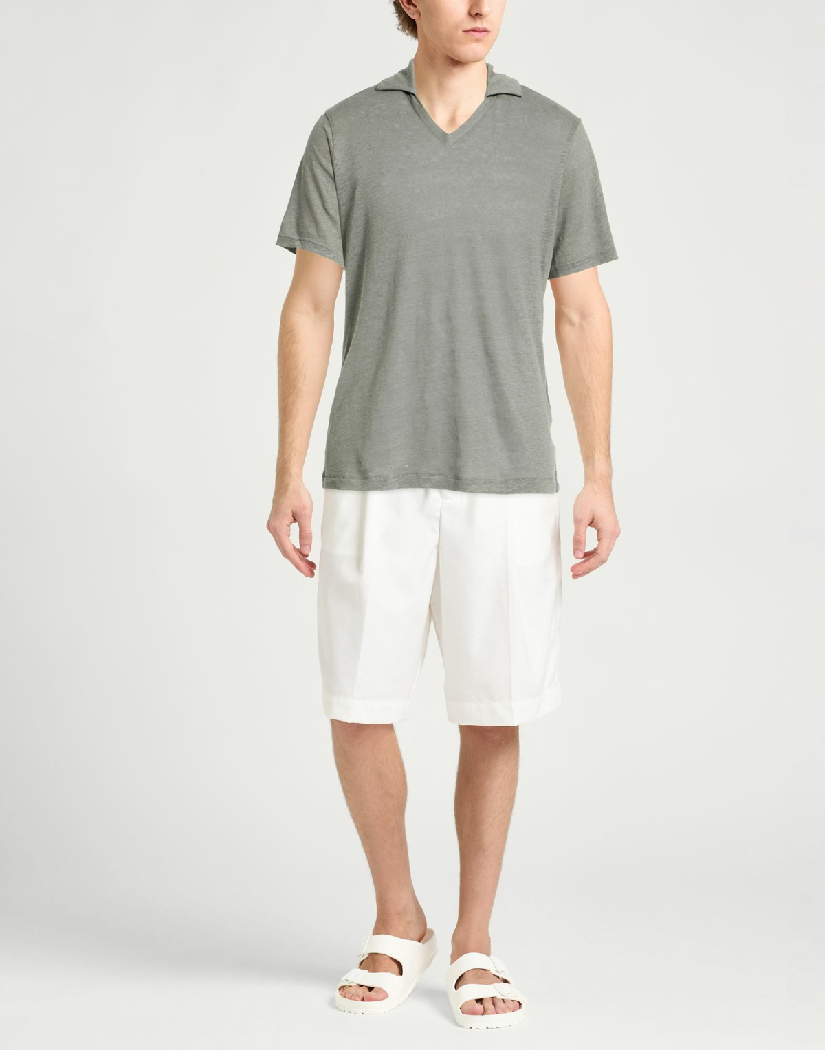 Rag & Bone Mens Polo shirt in Grey