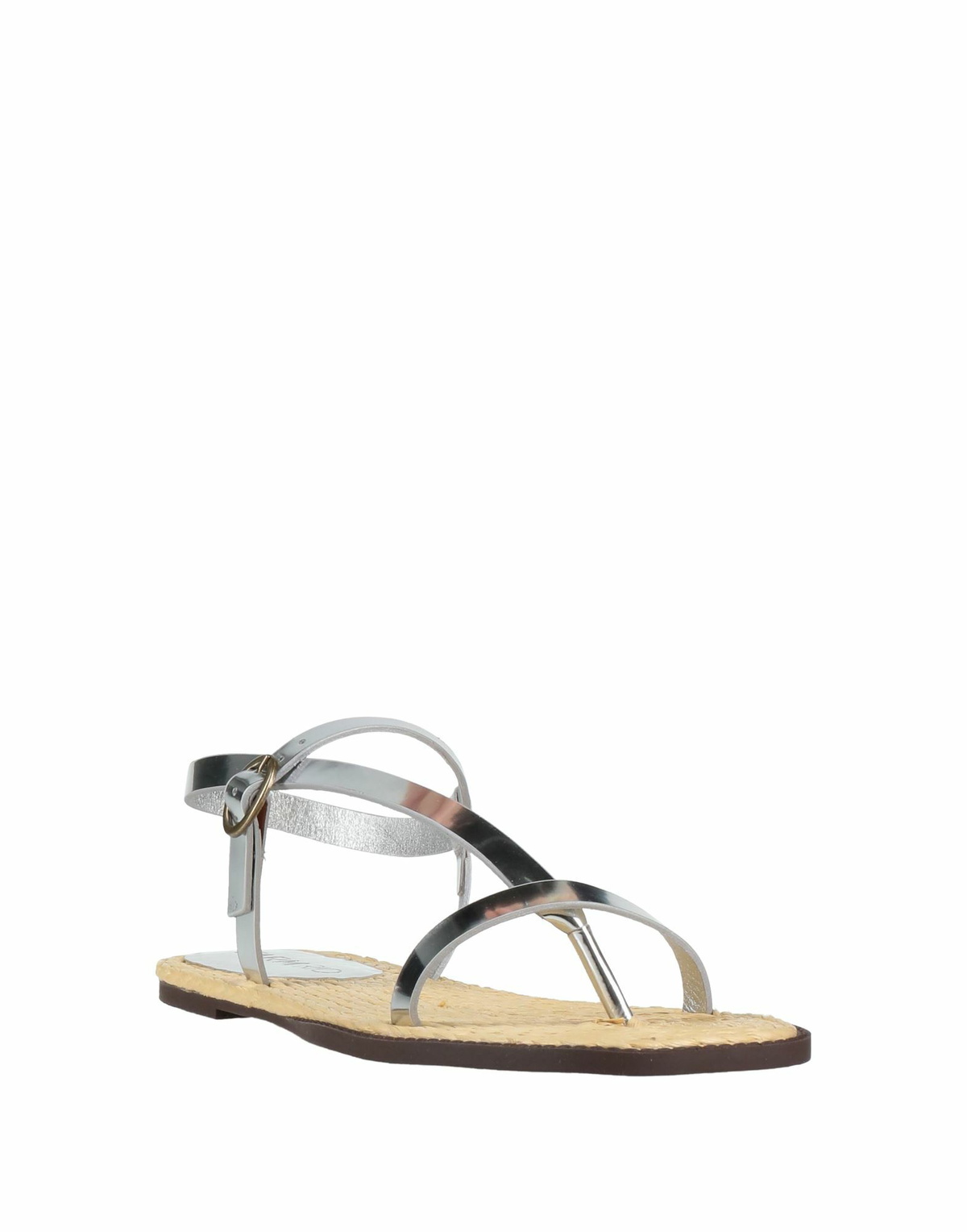 Farm Rio Womens Thong sandal in Silver