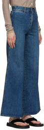 CO Indigo Wide-Leg Jeans