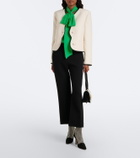 Manolo Blahnik Gosta houndstooth suede-trimmed ankle boots