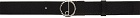 Dunhill Reversible Black D Series Buckle Belgrave Belt