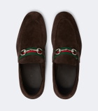 Gucci Gucci Como Horsebit suede loafers