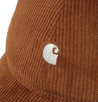 Carhartt WIP - Harlem Logo-Embroidered Cotton-Corduroy Baseball Cap - Brown