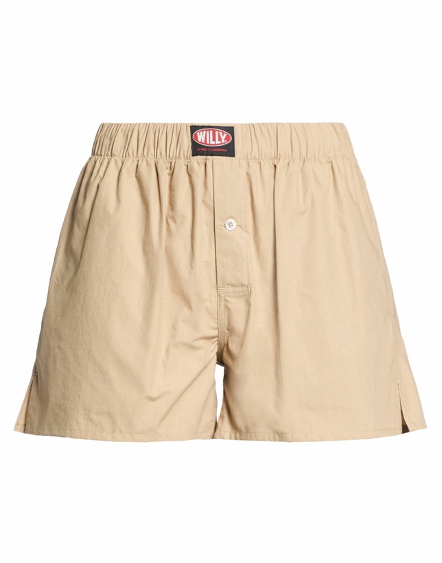 Photo: Willy Chavarria Womens Shorts & Bermuda Shorts in Beige