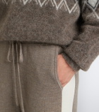 Fusalp Mireva mohair-blend half-zip sweater