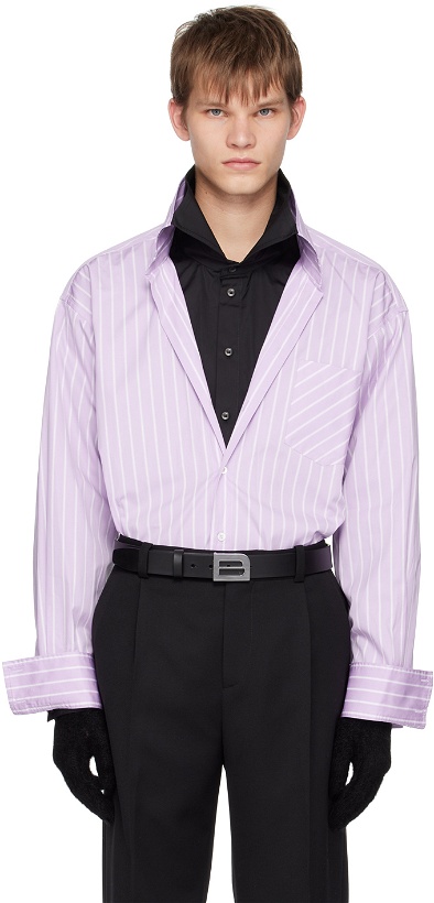Photo: Botter Purple Layered Shirt