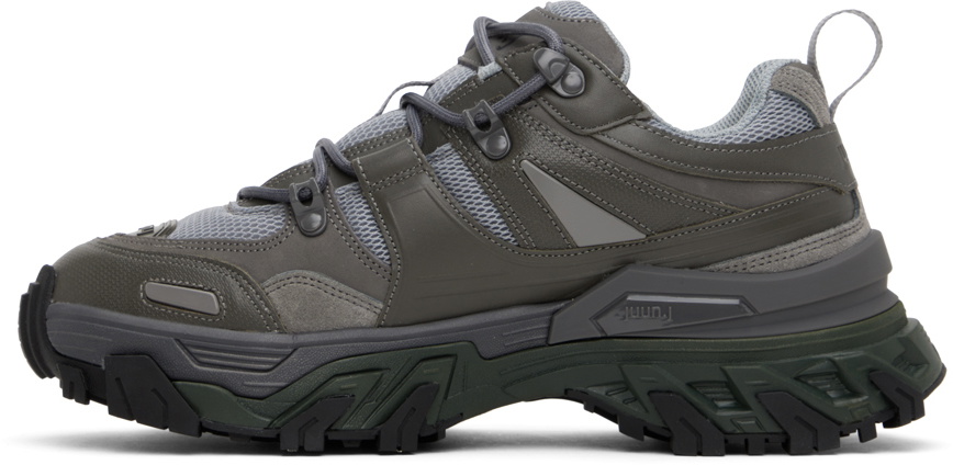 Juun.J Gray 4 Layered Sneakers