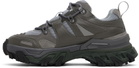 Juun.J Gray 4 Layered Sneakers