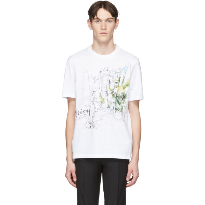 Photo: Brioni White Garden T-Shirt