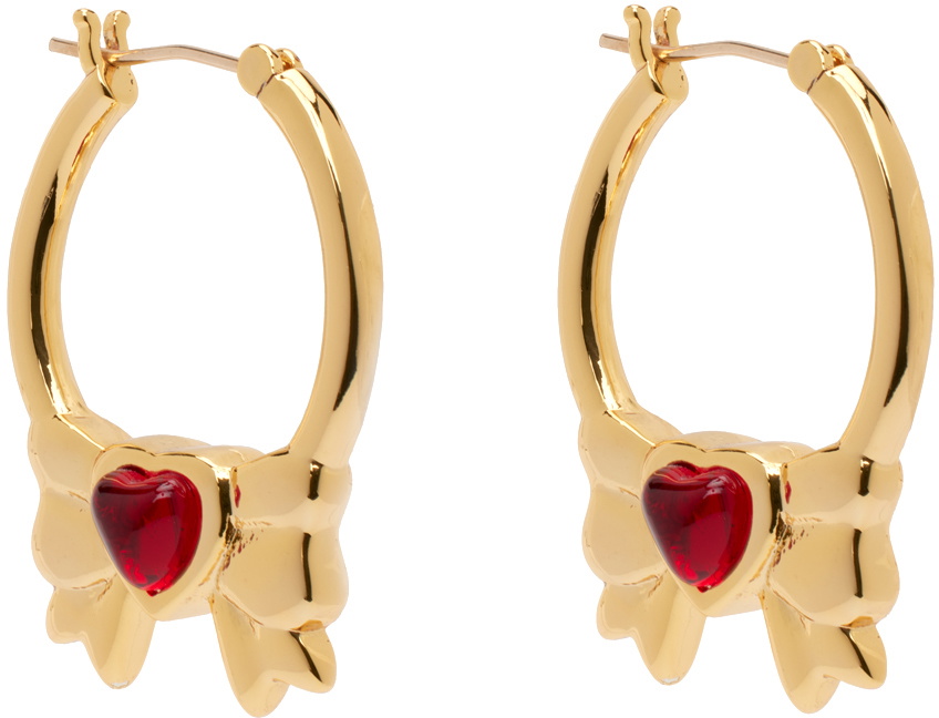 Sandy Liang Gold Present Earrings Sandy Liang