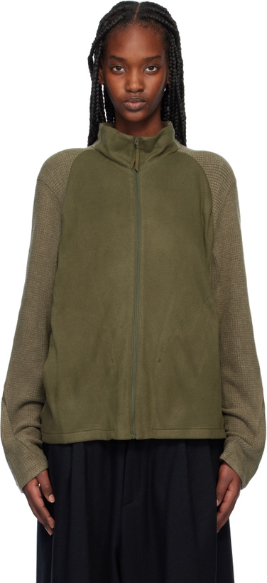 Photo: POST ARCHIVE FACTION (PAF) Khaki 7.0 Right Sweatshirt